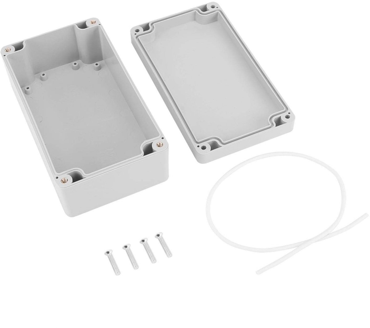 Dailygoods - Waterdichte junction box - Outdoor kabelbehuizing - 158 x 90 x 60mm - Zwart - IP65 - Geschikt voor binnen en buiten - Elektrische aanslui...