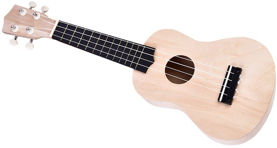 Dailygoods- Ukelele Doe-Het-Zelf Kit 21 Inch - Basswood 4 Snaren - Muziekinstrument Kind - Geschilderd Worden - Inclusief Onderdelen - Geschikt Voor Kinderen