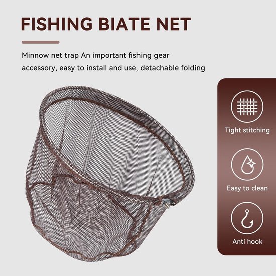 Dailygoods - Opvouwbaar Schepnet voor Vissen - Perfect voor Garnalen en Rivierkreeften van Dailygoods — afbeelding 5