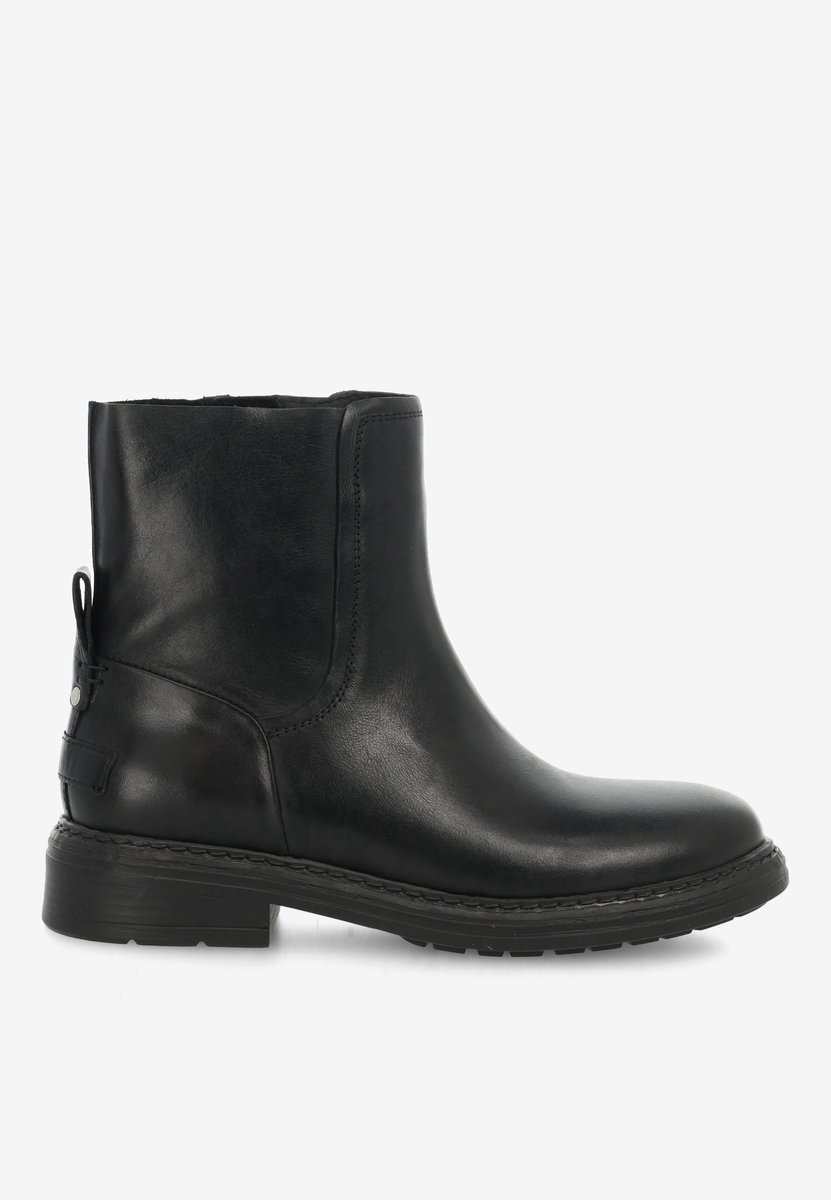 Shabbies Amsterdam - DUCK ANKLE Boot Leather Black - Maat 38