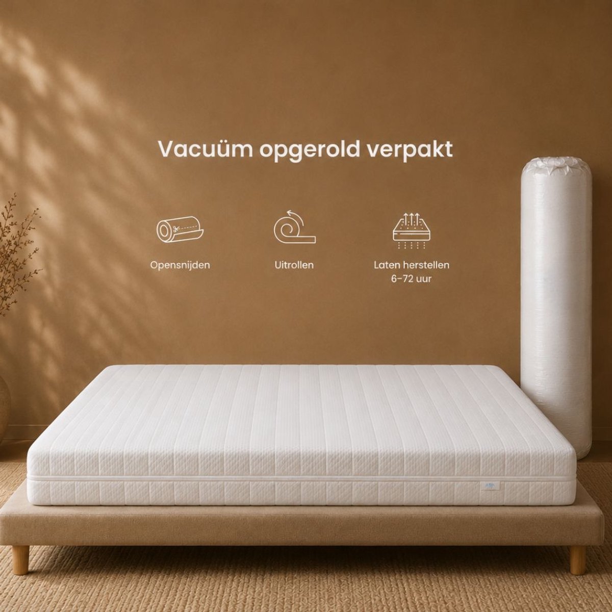 Ada Sleep Premium Matras 140x190 – 14 cm – Aircell Koudschuim Matras - Orthopedisch - Afritsbaar en wasbaar hoes - Anti-Allergisch - Gemiddelde Stevigheid - CertiPUR® en Okoetex gecertificeerd