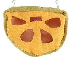 Hooizak - Voerbak - Kleine dieren voeren - 4 voedergaten - 28 cm - Meerkleurig