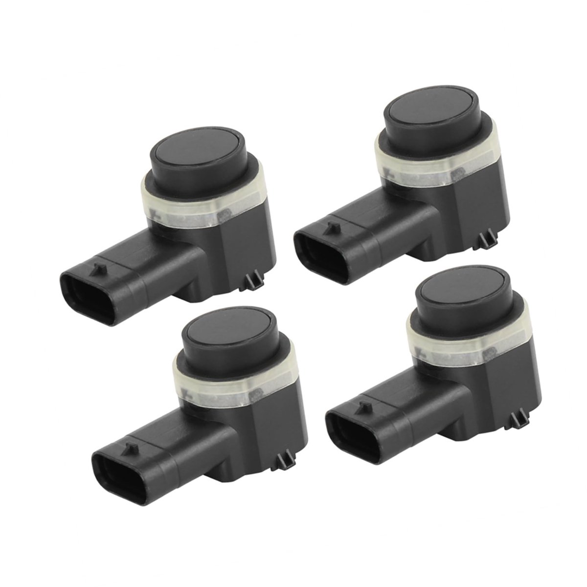 Dailygoods- Parkeerhulp Sensor - Draadloos - 4 Stuks - PDC Systeem - Obstakelherkenning - Eenvoudig te Installeren - Kunststof/Metaal - Parkeersensor