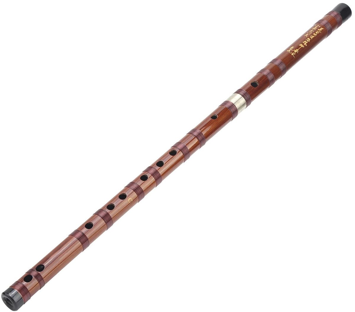 Dailygoods- Bamboefluit Traditionele Handgemaakte Bittere Bamboefluit - Opbergdoos - Beginners - Prestaties - Graadonderzoek - 67 x 2.8 cm - Fluit