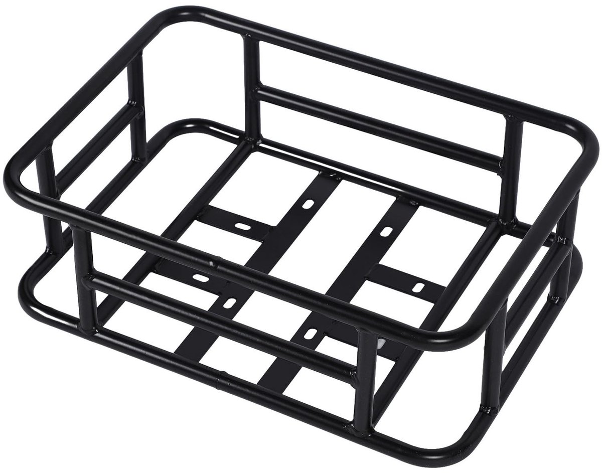 Dailygoods- Achterfietsmand Grote Capaciteit - Waterdichte Fietsmand - Roestvrij Stalen Fietsrugopbergmand - Eenvoudige Installatie - Universale Compatibiliteit - IJzeren Frame