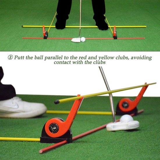 Golf Alignment Hulp - Swing Trainer - Golf Oefening - Hoek Verstelbaar - 118 cm Lang - Type A van GOLF — afbeelding 3
