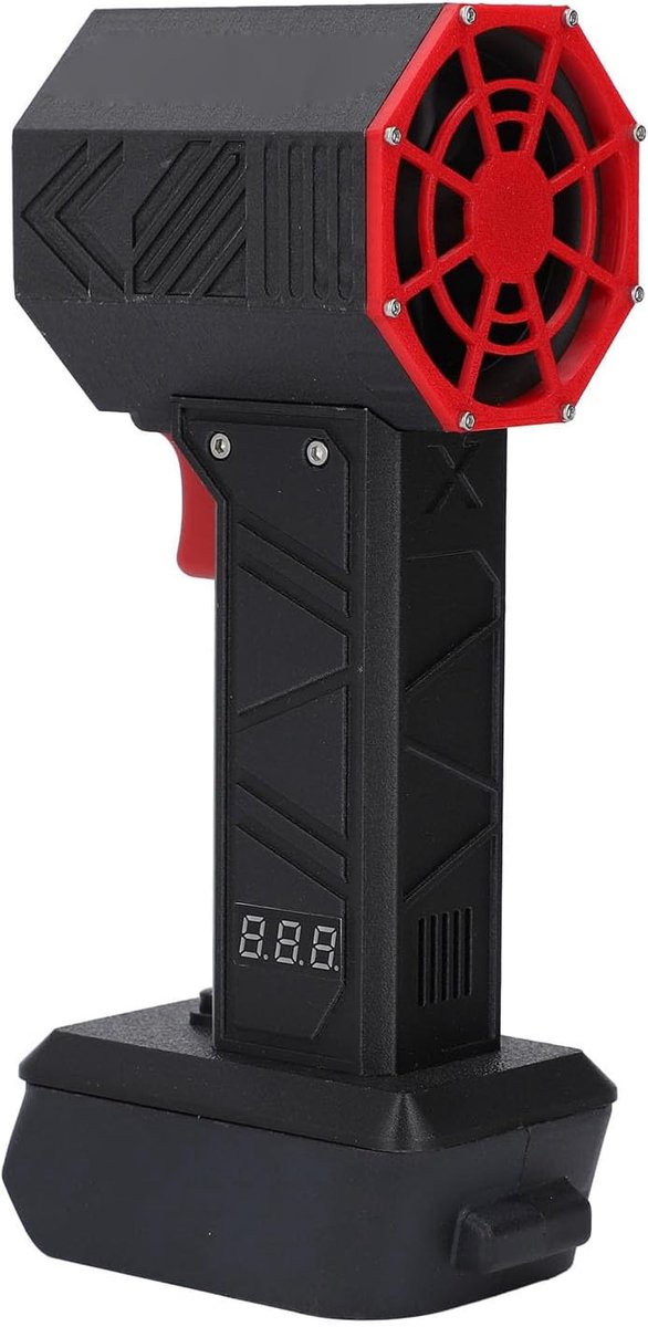 Mini Jet Blower - Krachtige Ventilator - Stof Verwijderen - Instelbare Snelheid - 1 kg Stuwkracht - Zwart