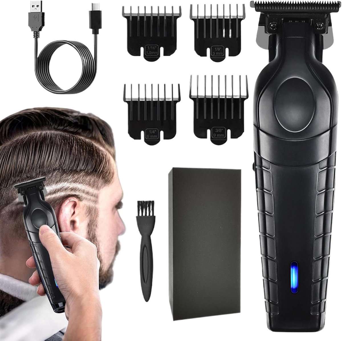 Elektrische Baard Trimmer - Lichaamsscheerapparaat Heren - Nauwkeurig Styler - Waterdicht Gemakkelijk Schoon - 21x7x10cm