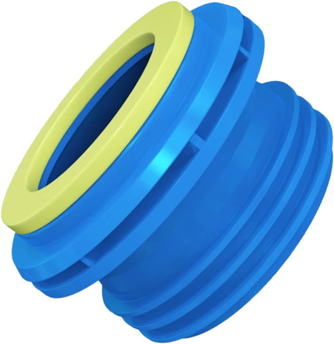 Toilet Flensring - Afsluitring Riool - Lekkage Voorkomen - Wasvrije Installatie - 10x10cm - Blauw