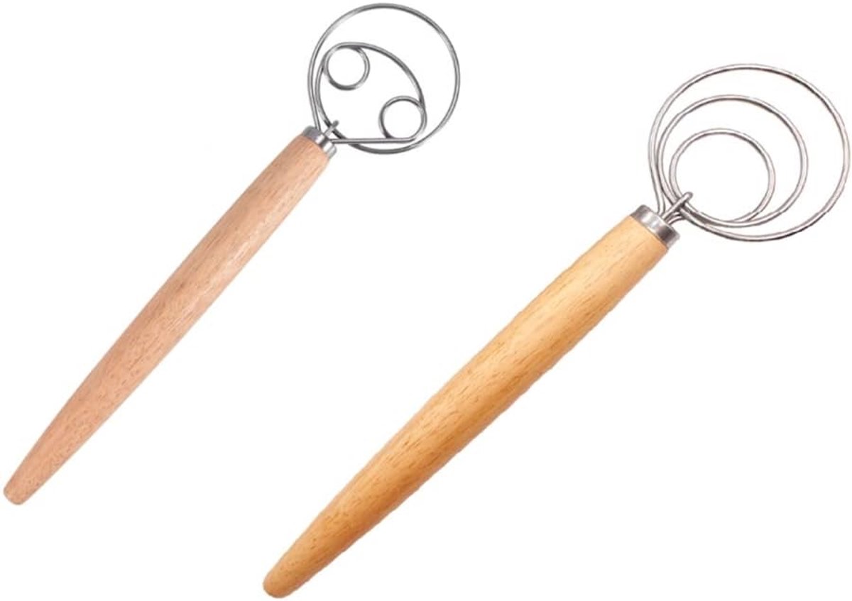 Deeg Klop - Brood Mixer - Bakken Thuis - Vier Lus Ontwerp - 333 cm Lengte - Zilver