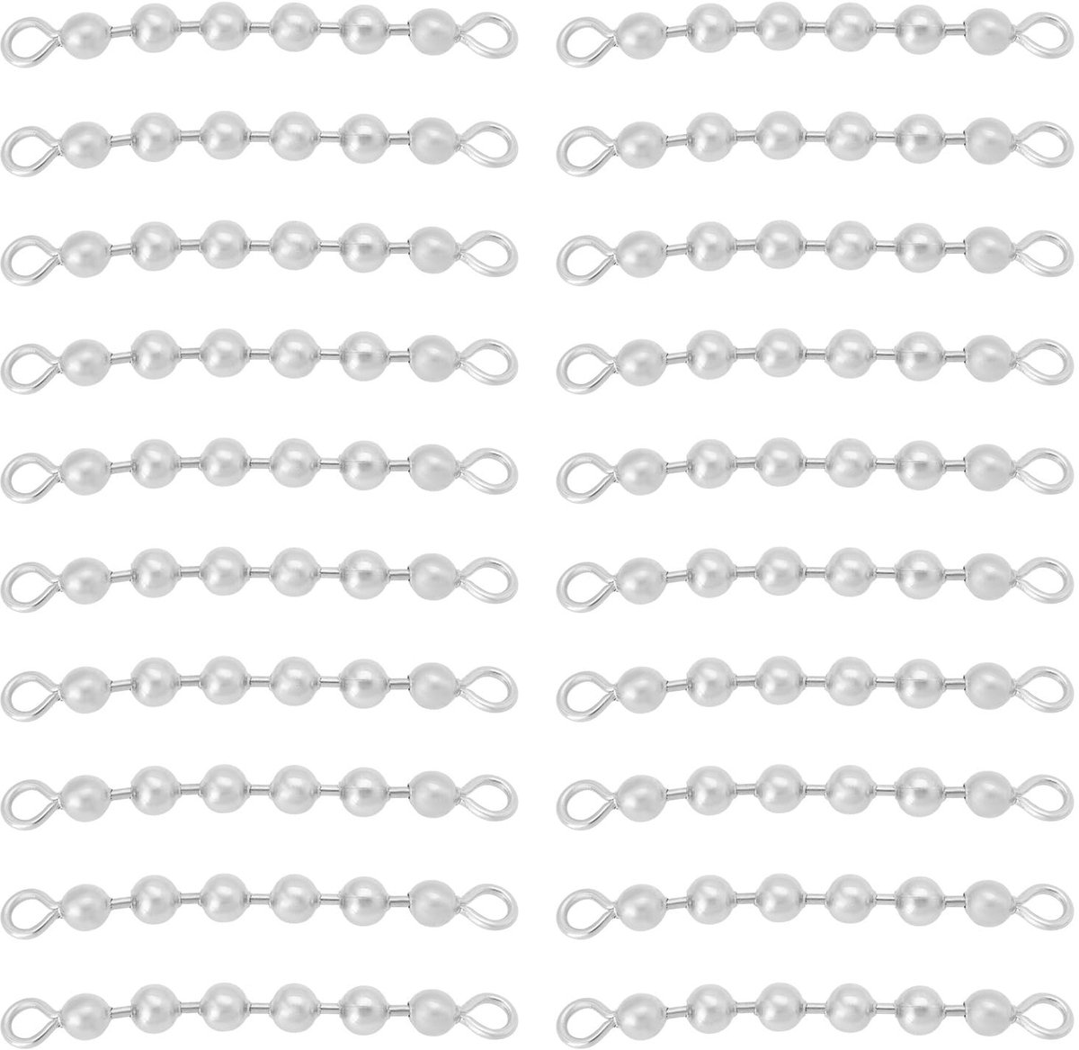 Dailygoody - Vissen Kraal Ketting - 20Pcs Meerval Swivel - Praktisch