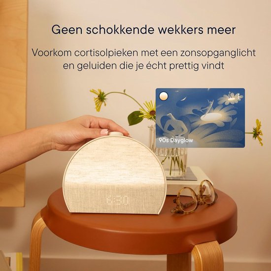 Wake-up light - Zonsopgang wekker - Slaaproutine verbeteren - Schermvrije slaapomgeving - N.v.t. - Wit — afbeelding 4