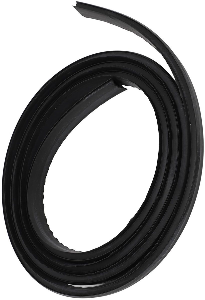 Dailygoods- Afdekstrip Rubber - 2 Meter - L-Rail Vulling - Drukafdekstrip - Efficiënt Transport - Verbeterde Hantering - Vulstrip