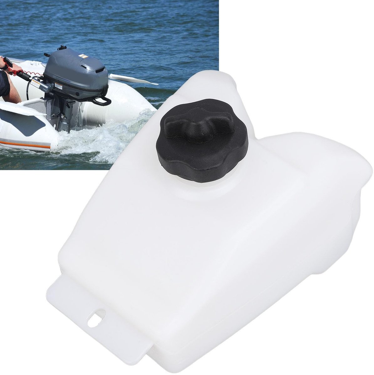 Dailygoods- Buitenboordmotorbrandstoftank Vervangingsgastank - 2-takt - 2,5/3,5 Pk - Hoge Sterkte - Erosiebestendig - Goede Afdichting - Brandstoftank