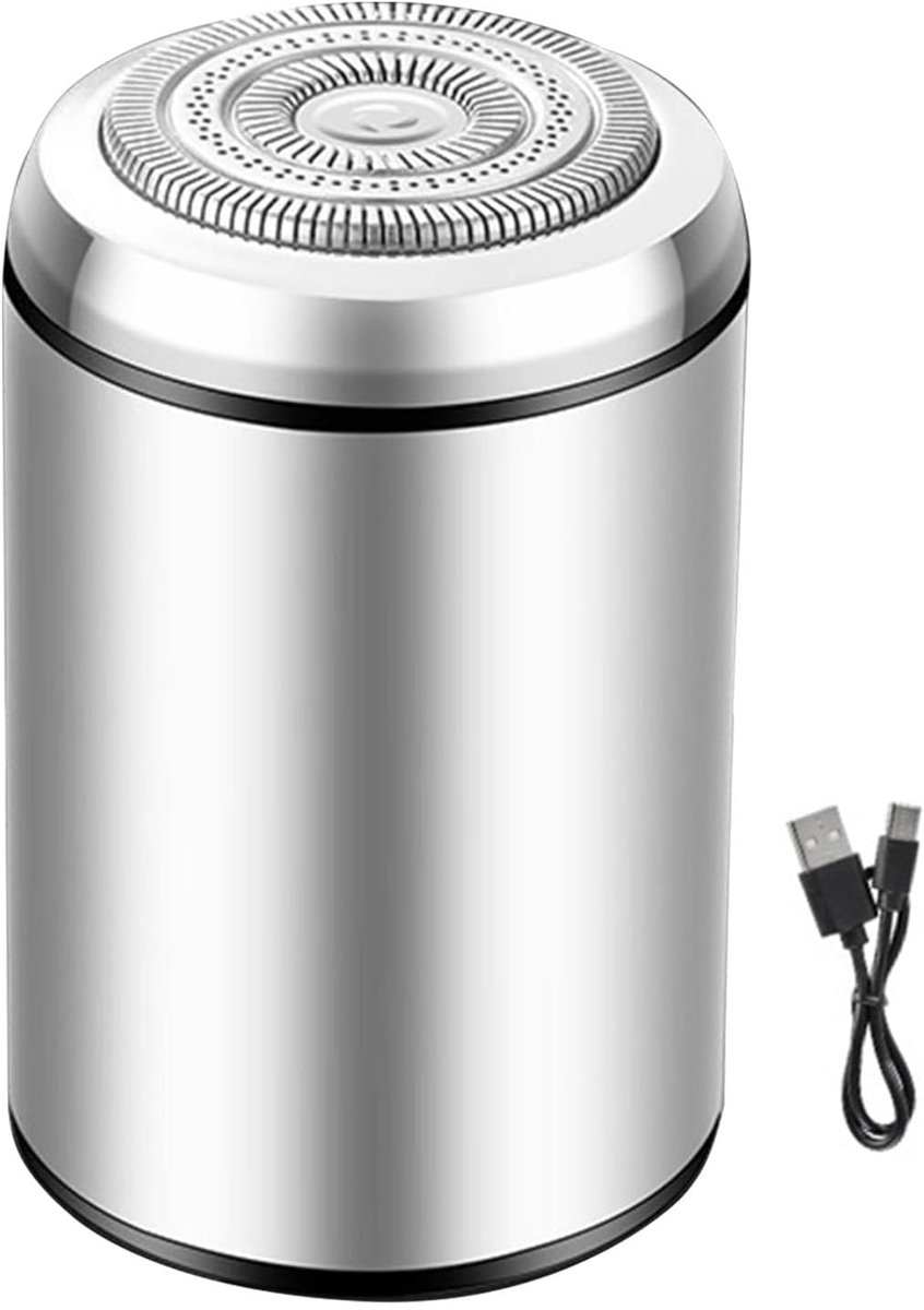 Elektrisch Scheerapparaat - Snor Trimmer - Glad Scheren - Waterdicht Nat Droog - Compact Formaat - Zwart