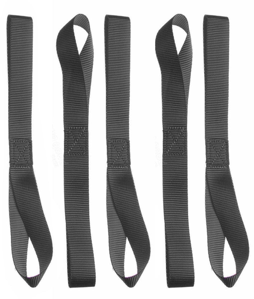 Dailygoods- Sjorlussen 30 cm - Dubbele Lussen - Bevestigingsband - Ladingbeveiliging - Hoogwaardig Materiaal - Eenvoudig Gebruik - Bevestigingslussen