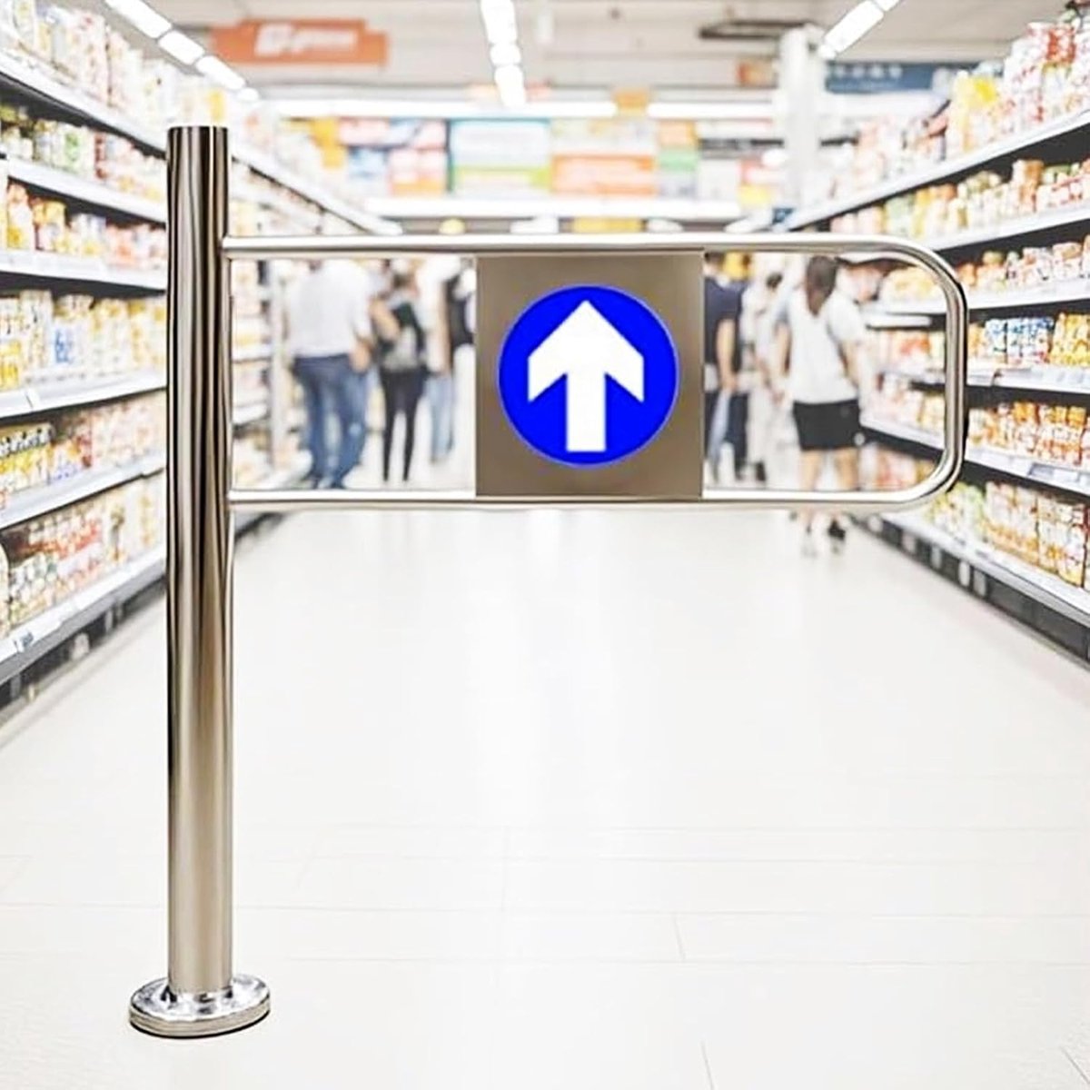 Draaipoort - Veiligheidsdeur - Voetgangersstroom Reguleren - Eenrichtingsverkeer - 50 X 97