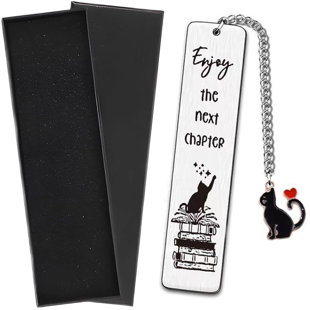 Dailygoods- Bladwijzer Grappig - Bladwijzers Metaal - Roestvrij Staal - Cadeautas - Geschikt voor Kinderen - 13 x 2,6 cm - Boekenlegger