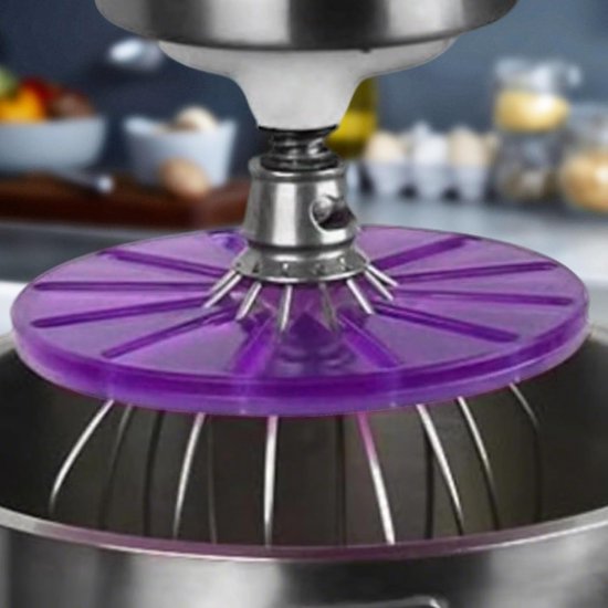 Spatbescherming Blender - Keuken Accessoire - Schoon Koken - Efficiënte Spatwering - 14.5 cm - Paars — afbeelding 3