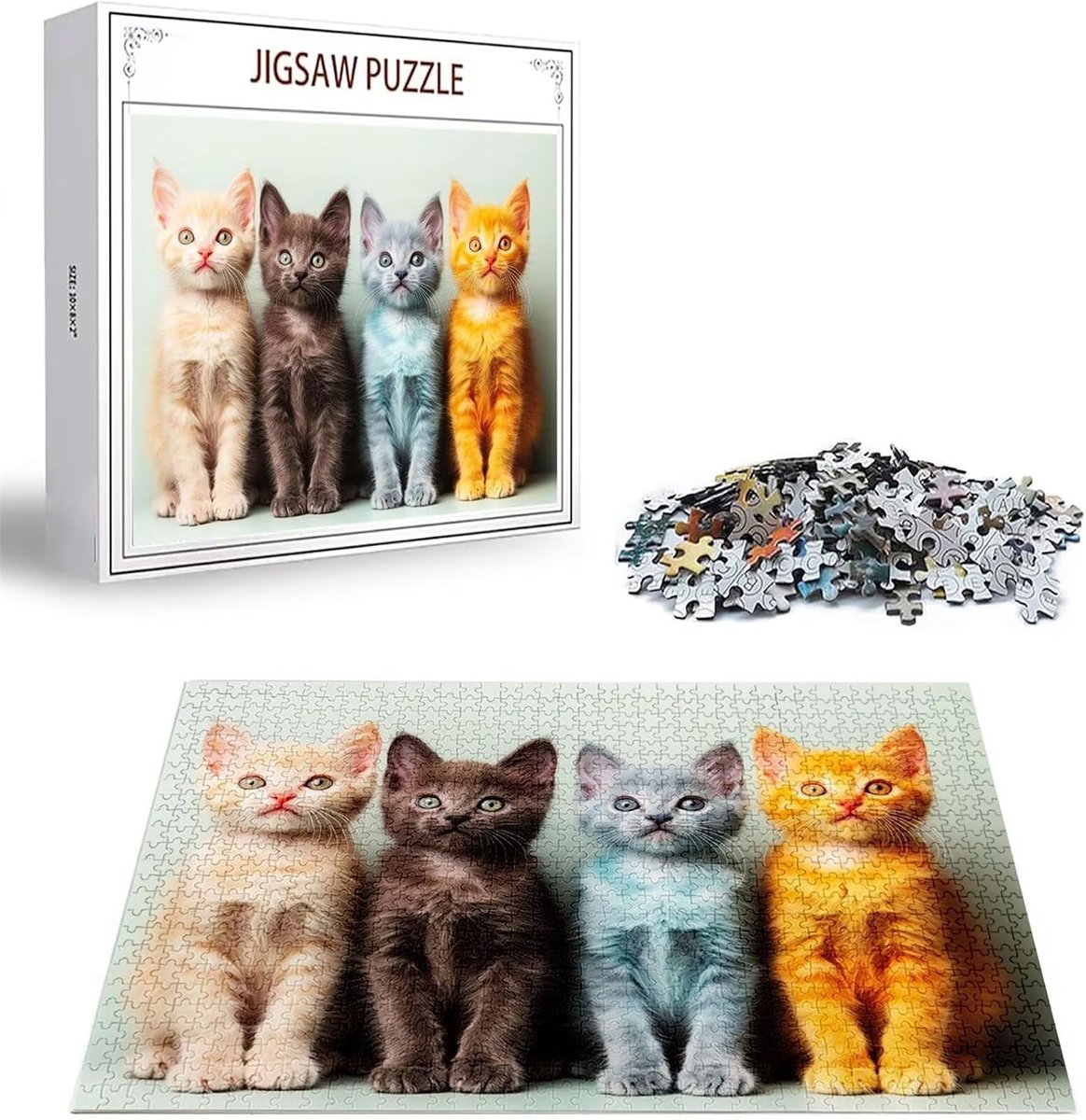 Puzzelmat - Legpuzzel - Ontspanning thuis - 4000 stukjes - 141x87cm - Multicolor