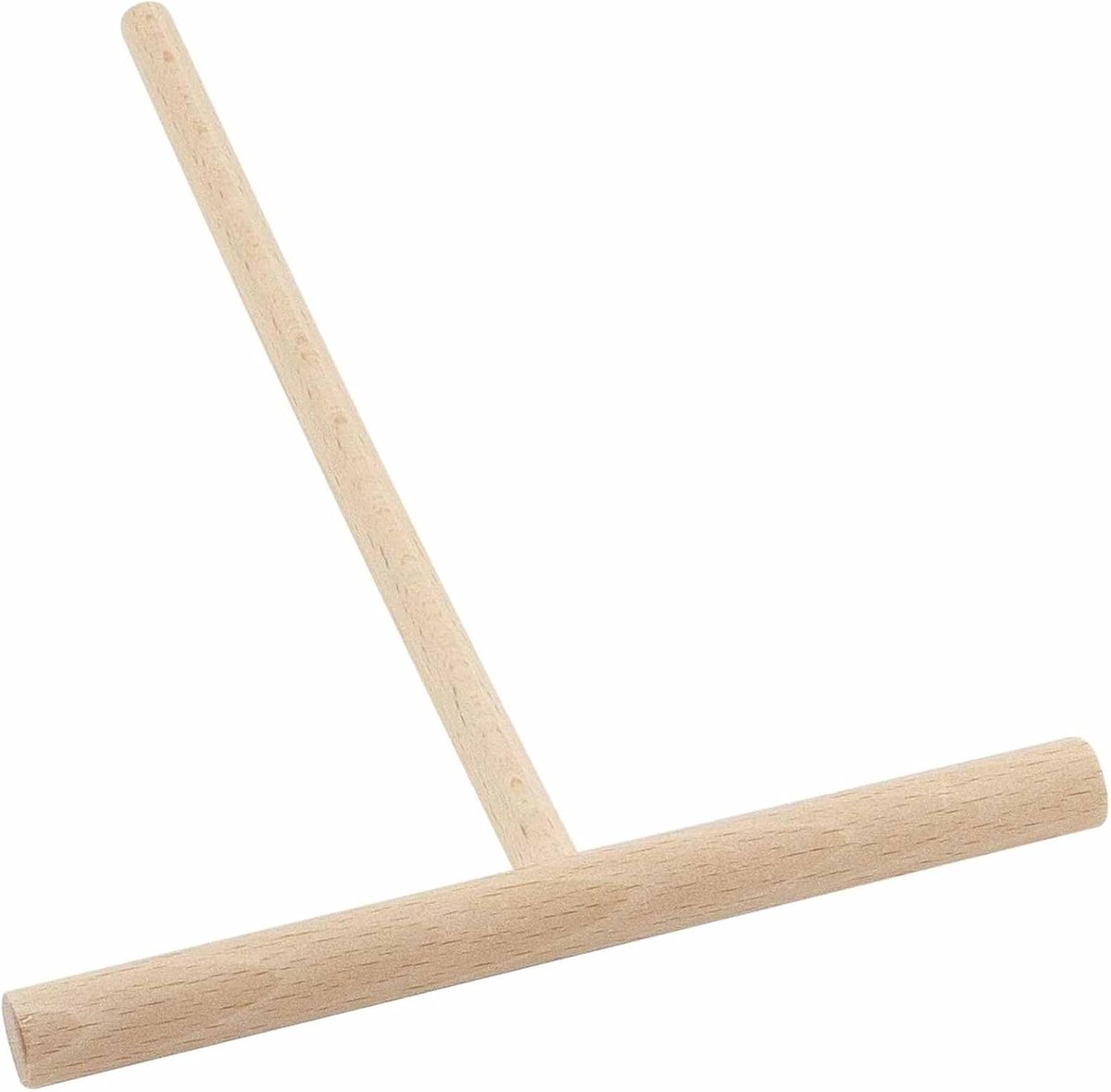 Houten Crêpe Spreider - Beslag Stok - Pannenkoeken Bakken - Handgemaakt Kwaliteit - 14 cm - Houtkleur