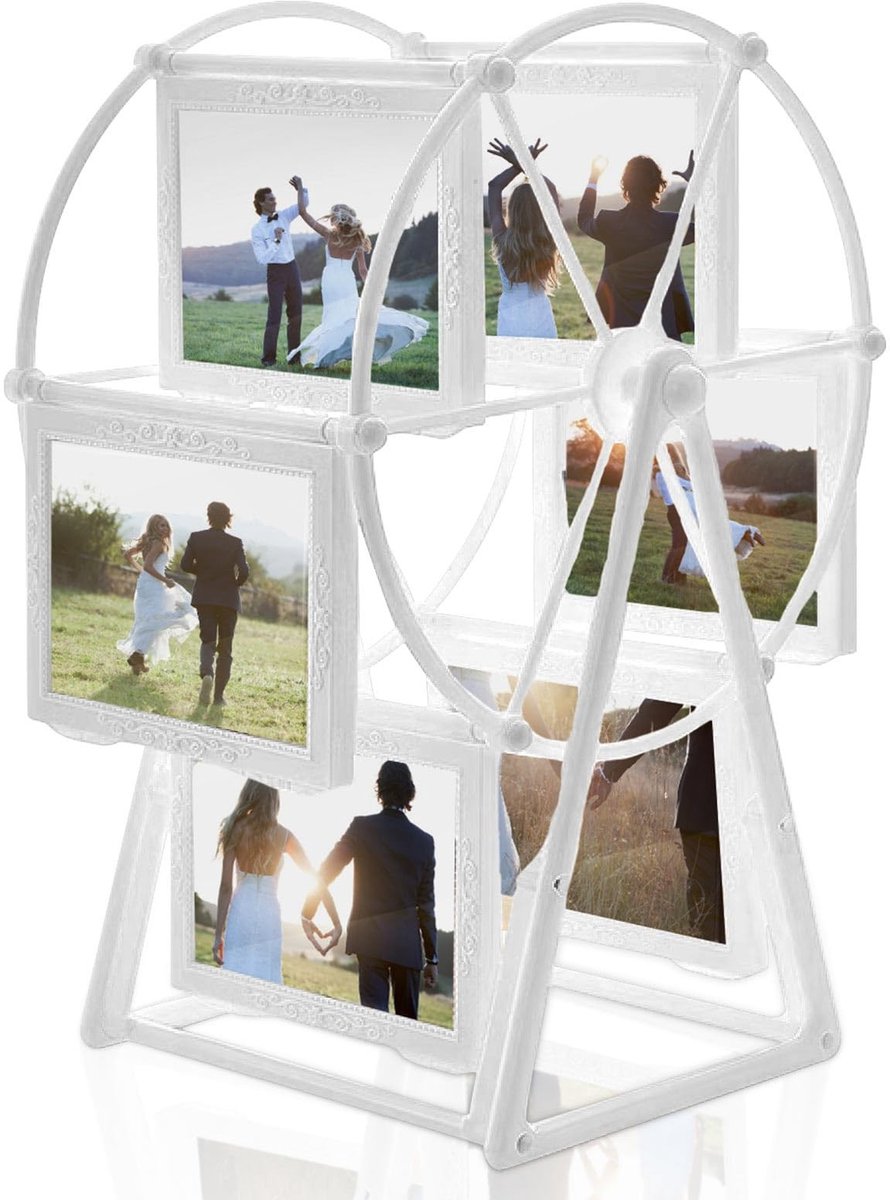 Dailygoods- Fotolijst met reuzenwiel - Draaibare Fotolijst - Vintage