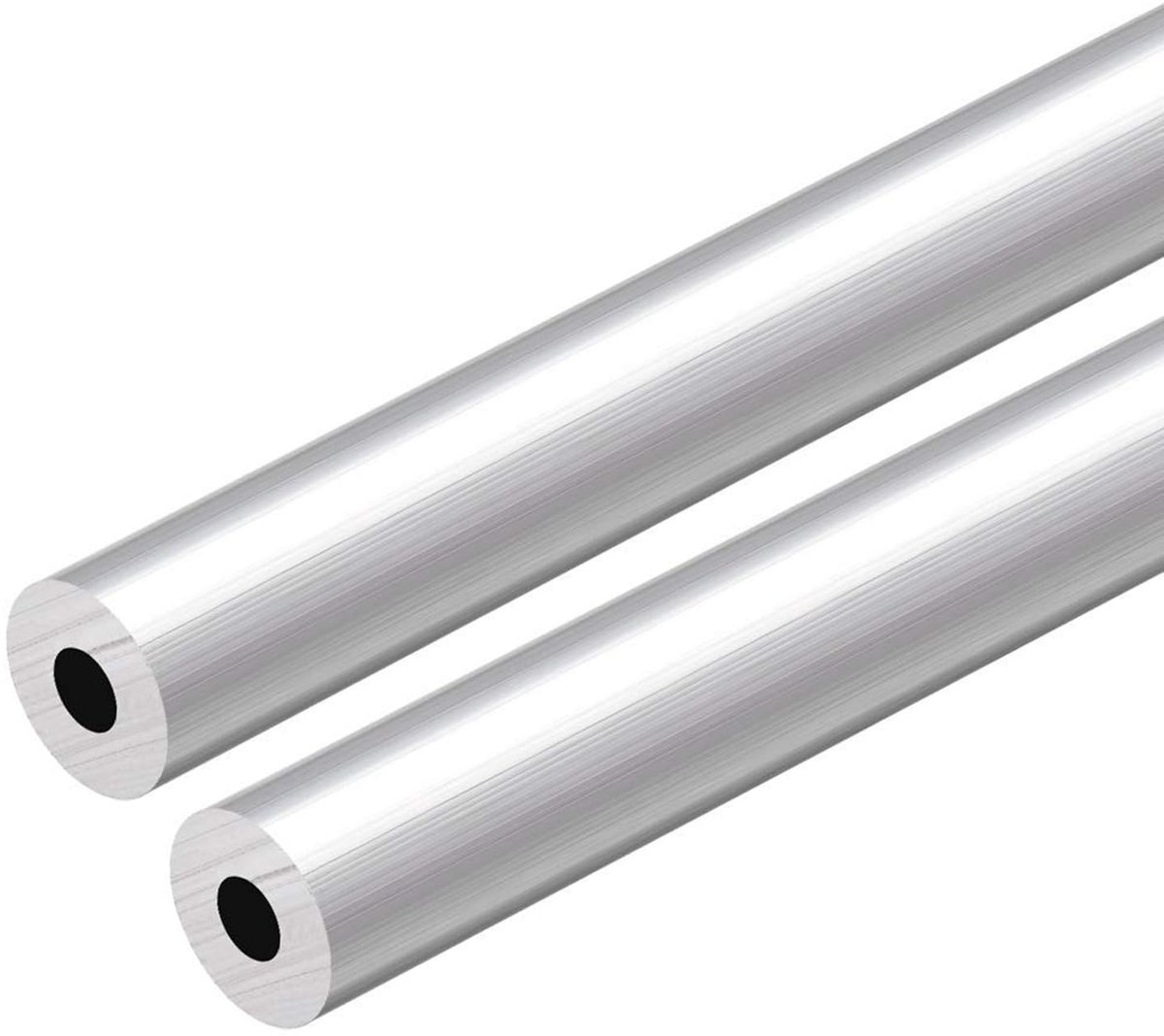 Dailygoods- Aluminium Buizen 6063 - 2 Stuks - 16mm Buitendiameter - 5mm Binnendiameter - 300mm Lengte - Duurzaam en Corrosiebestendig - Aluminium Buis