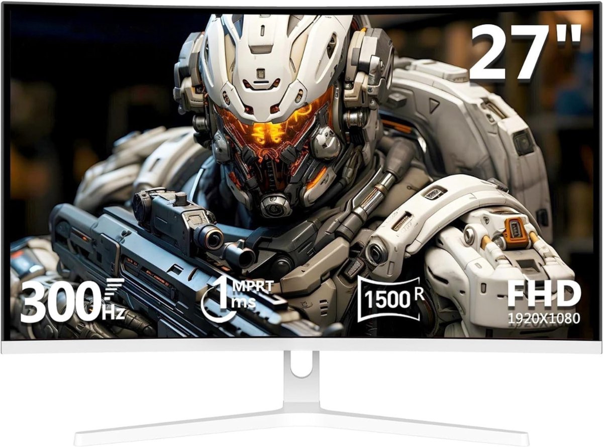 QORA® Gaming Monitor 240hz - Gaming Monitor - Wit - ‎18cm x 62cm x 45cm
