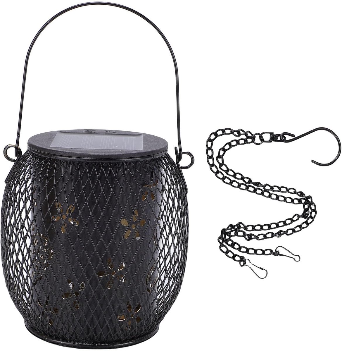 Buitenlantaarn op Zonne-energie - Decoratieve Hanglamp - Sfeervolle Tuindecoratie - Hol Ui
