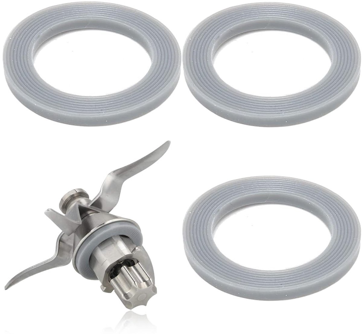 Dailygoods- Afdichtring Voedselveilig Siliconenmateriaal - Afdichtingsring - Reserveonderdelen - Thermomix TM31/TM21 - Levensduur 3x Hoger - Diameter 2,7 cm / 3,9 cm - Siliconen Afdichting