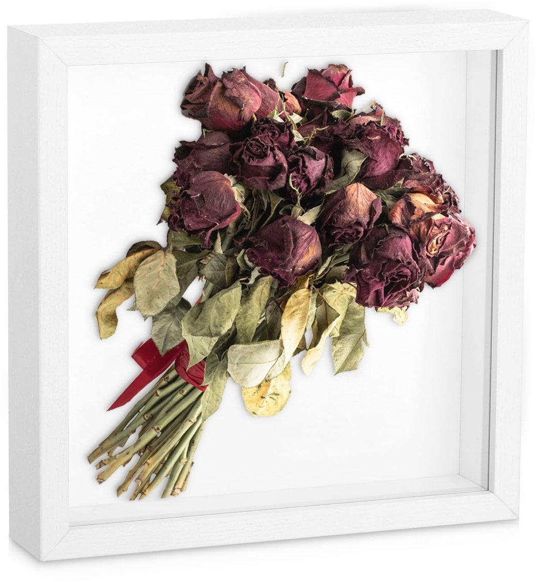 Dailygoods- Fotolijst 3D - Schaduwdoos 20x20 cm - Diep object frame - Transparante acryl plaat - Ophangmateriaal - Perfect voor souvenirs