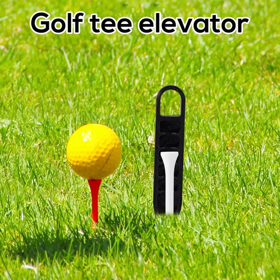 Golf Tee Hoogteversteller 2 Stuks - Verstelbare Golf Tee - Trainingsaccessoires - Precisie Tool - Lichtgewicht - Hoogwaardig PLA Materiaal - Golfaccessoires van GOLF — afbeelding 5