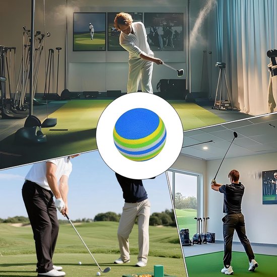 Spons golfballen - Zachte oefenballen - Binnen trainen - Veilig EVA-schuim - 10 stuks - Briljant van Srixon — afbeelding 2