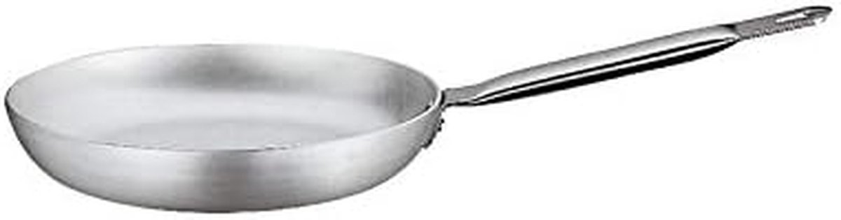 Koekenpan Handvat Vervangend Handvat Koken op Gas Hittebestendig Roestvrij Staal 28 cm Zilver