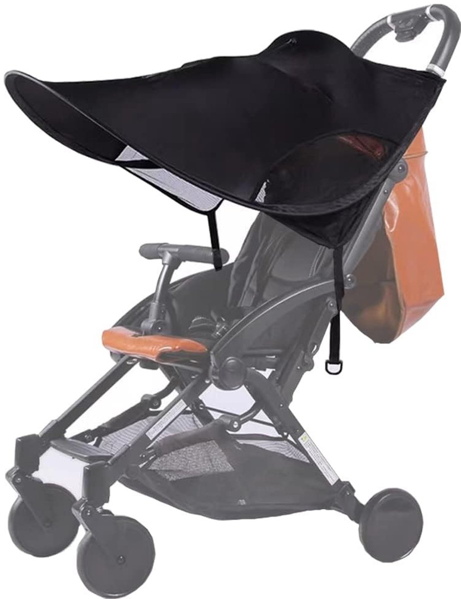 Dailygoods- Zonnezeil Universeel - Opvouwbaar - Verstelbaar - Waterdicht - Anti-UV - Geschikt voor Vier Seizoenen - Kinderwagen Parasol
