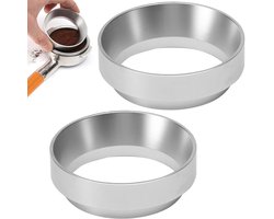 Dailygoods- Doseerring 51mm - Magnetisch - Aluminium - Koffie Accessoire - Espresso Accessoire - Duurzaam Materiaal - Corrosiebestendig - Koffiedoseerder