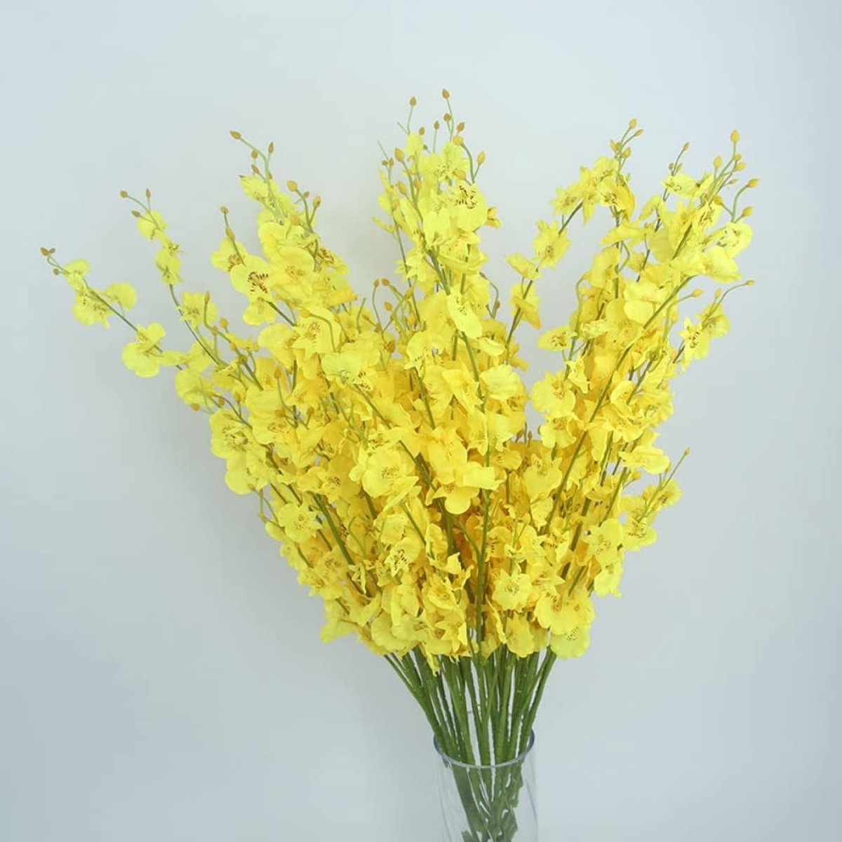 Dailygoods- Kunstmatige Orchideeën 38 inch - Nep Bloemen - Decoratie voor Bruiloften - Interieur/Exterieur - Lichtgewicht - Makkelijk te Onderhouden