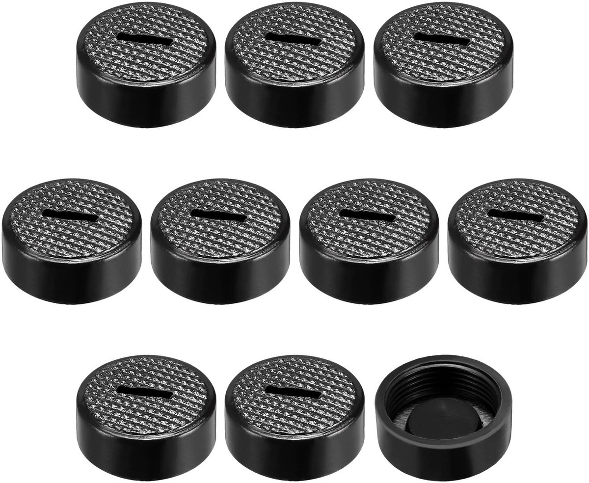 Dailygoods - Koolborstelhouderdoppen 19 mm AD/15 mm ID - Set van 10