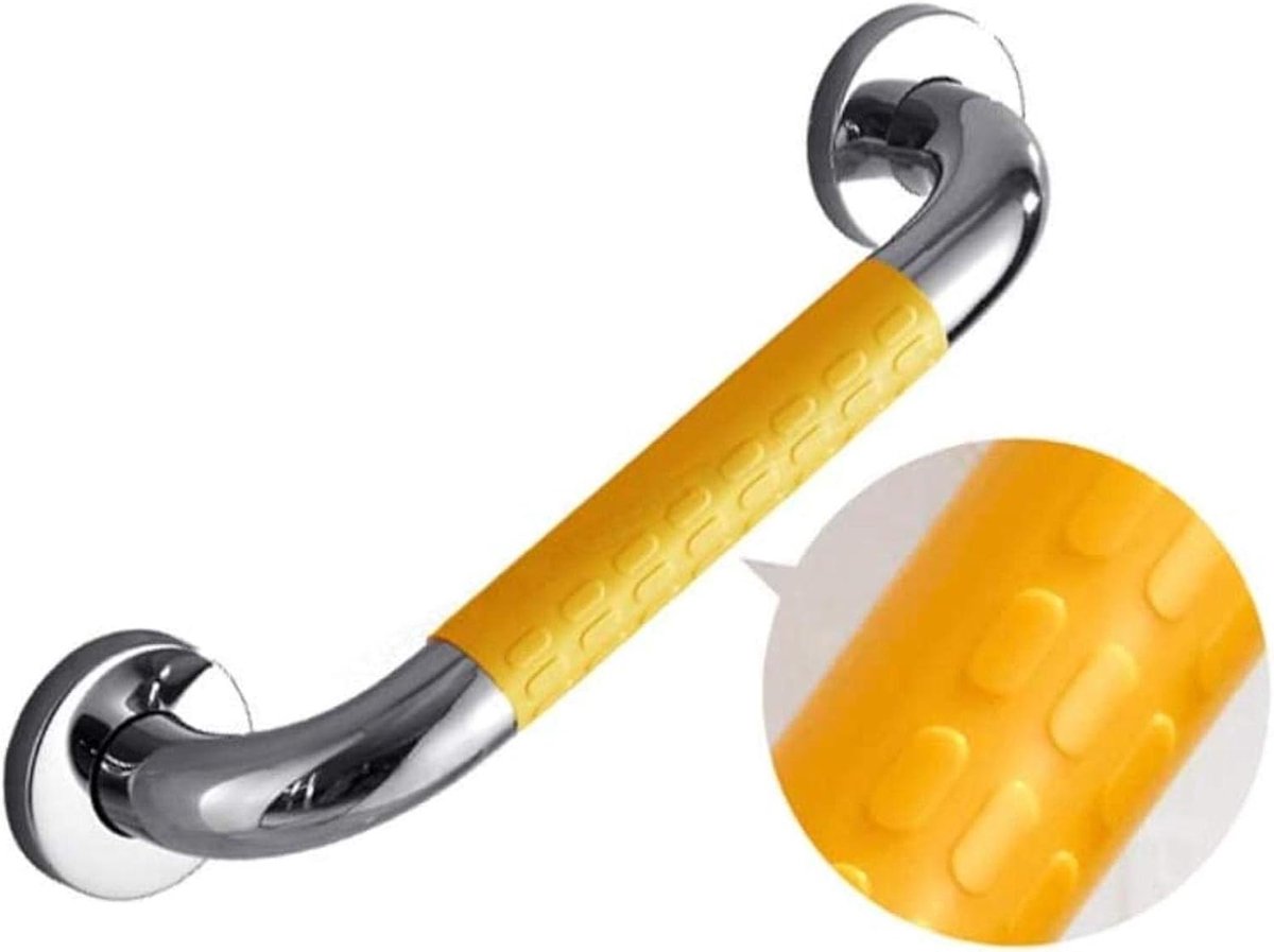 Badgrepen Veiligheidshandgrepen - Douche Steun - Veilig Douchen - Antislip Nylon Grip - 38-88 cm - Wit