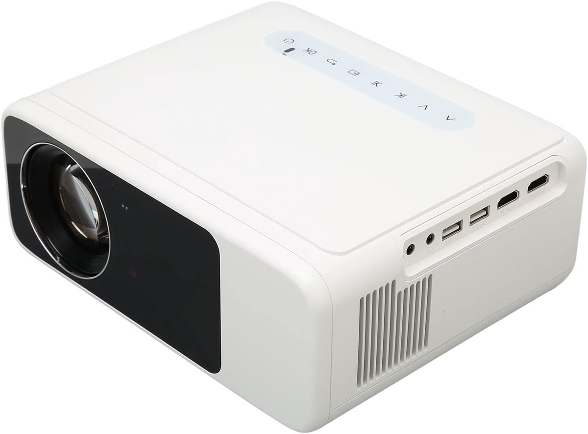 Draagbare Projector - Miniprojector - Film Avond - Spraakbesturing - 30-120 Inch - Zwart