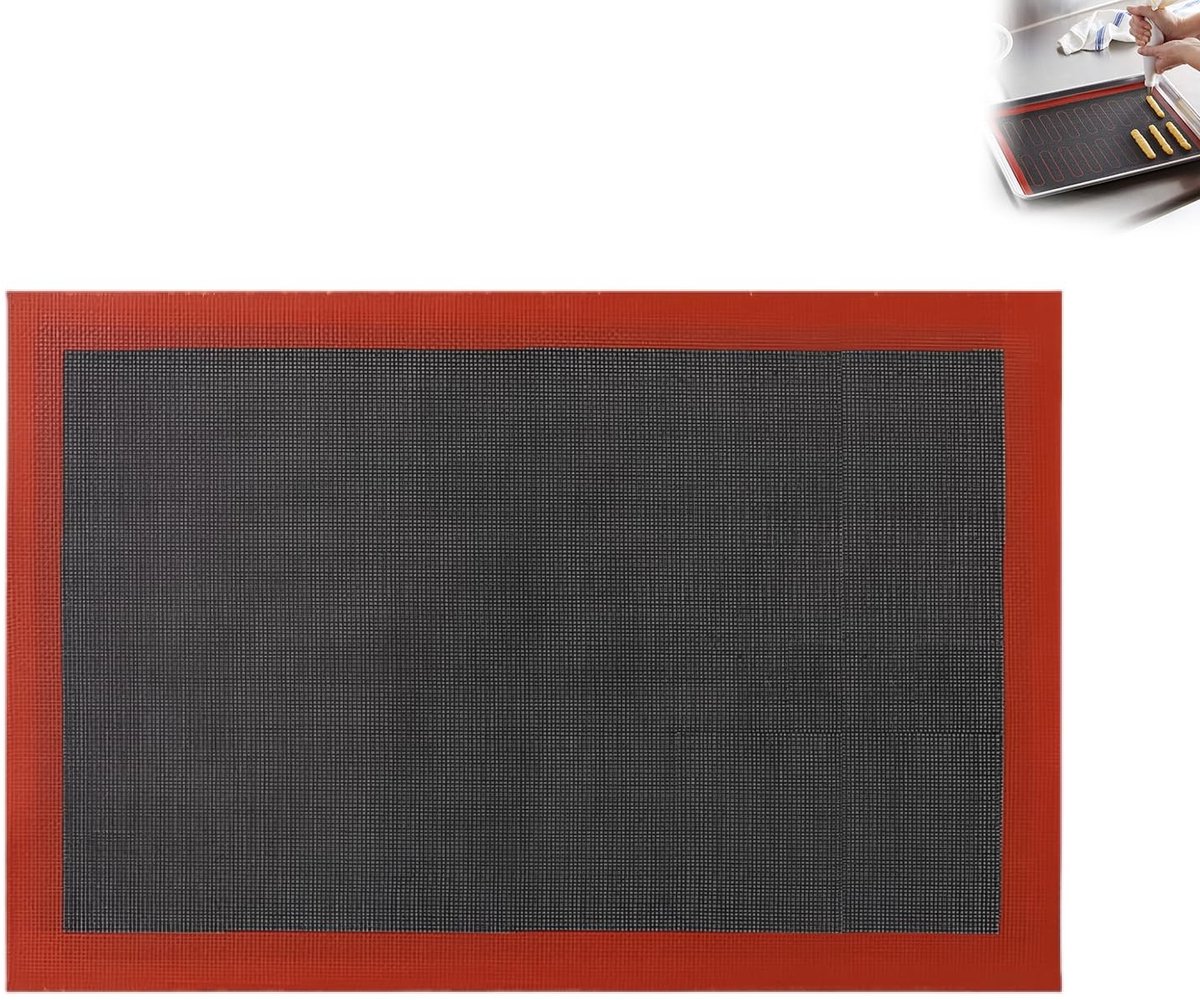 Dailygoods- Bakmat Geperforeerd Design - Hittebestendig Silicone - Antiaanbaklaag - Duurzaam Gebruik - Ideaal voor Brood/Pizza/Gebak - Eenvoudige Reiniging - Bakplaat
