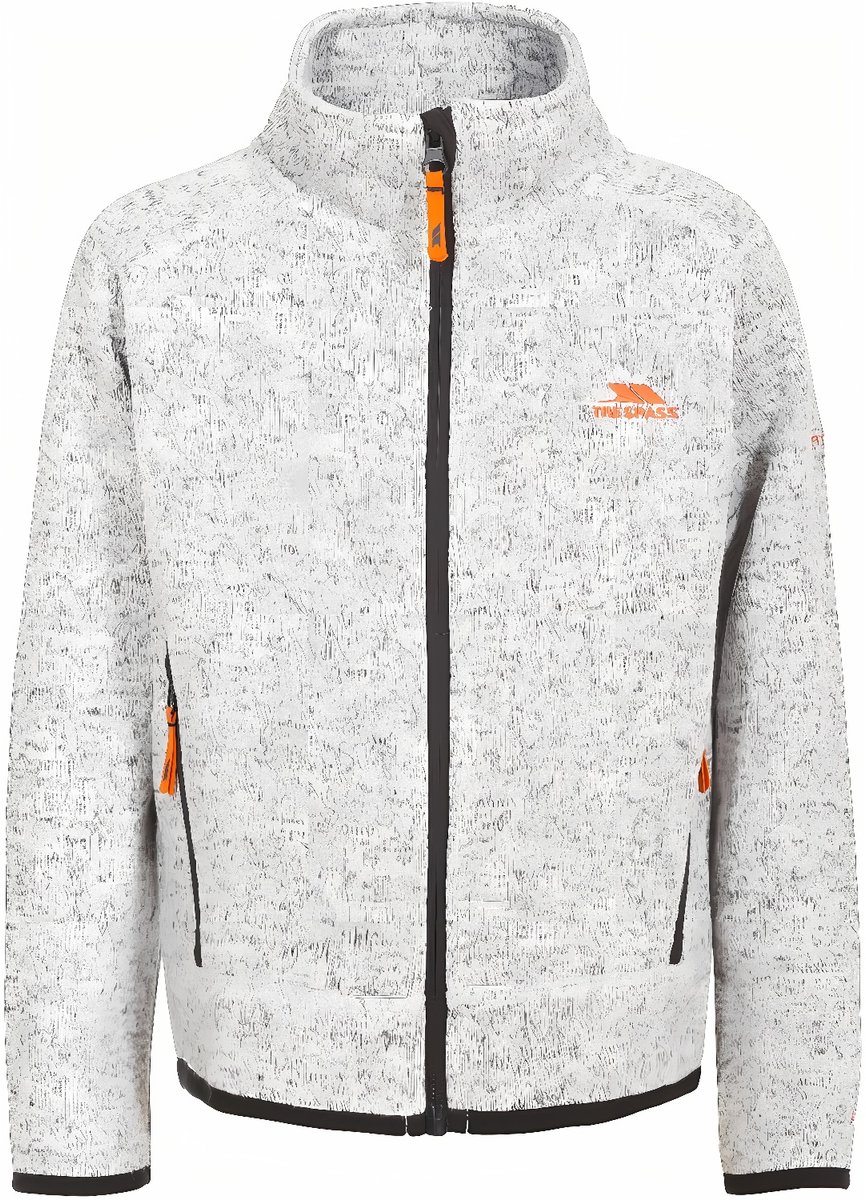 Trespass kinderfleecejas/fleecepullover Mario Jongensfleece At300 gemêleerd 11/12 Grijs