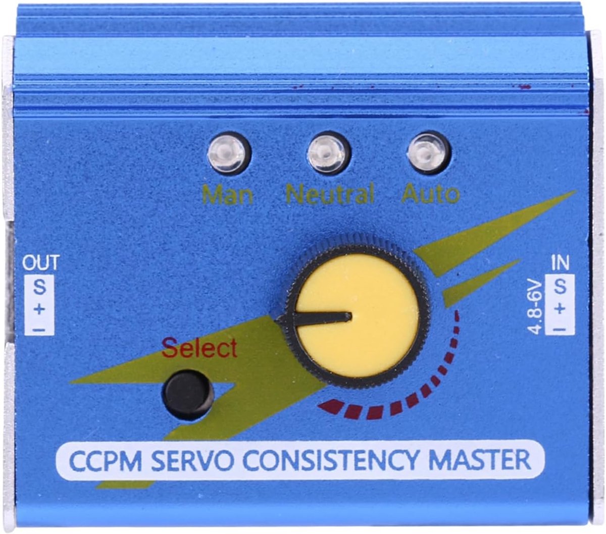 Servotester - ESC Checker - RC Componenten Testen - Synchrone Servo Test - 48 x 42 x 17 mm - Zilver