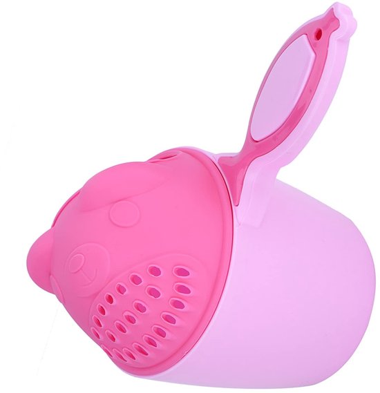 Dailygoods- Badspoelbeker - Babybadspoelbeker - Shampoo Beker - Baddouchespoeler - Emmer - PP Materiaal - 21x10.7x15cm - Shampoobeker van Dailygoods — afbeelding 3