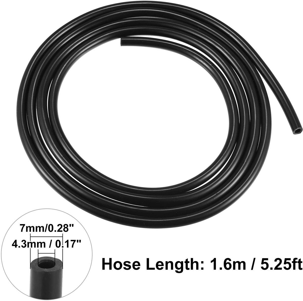 Dailygoods- Ruitensproeiermondstuk Kit - 2 Stuks - Kunststof/Rubber - 1.6m Slangaansluitingen - 22x16x43mm - Duurzaam/Verstelbaar - Ruitensproeierkit