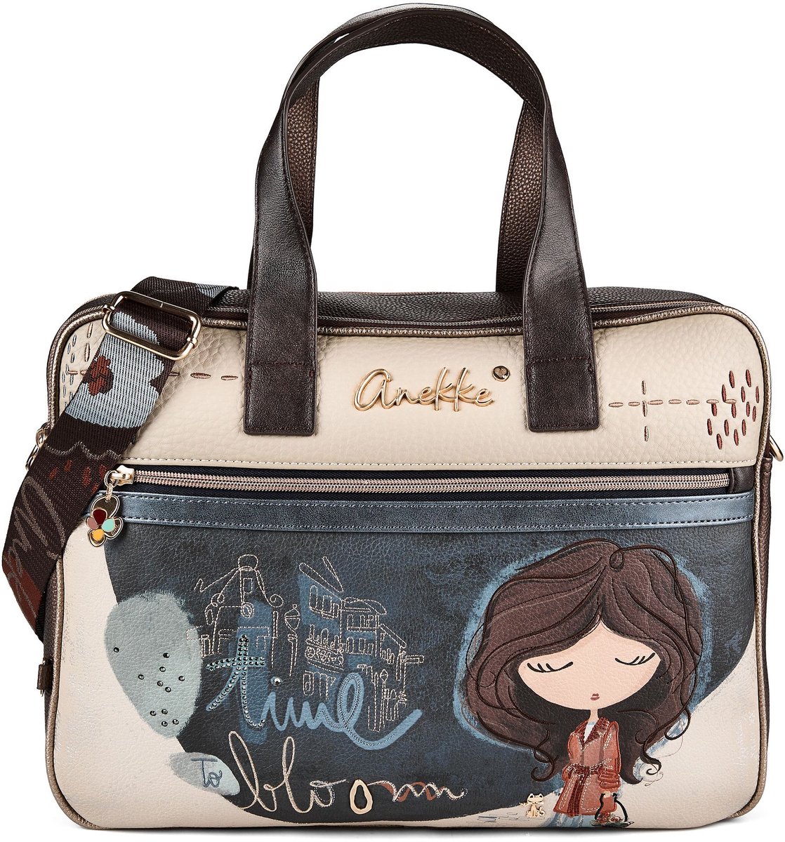 Anekke Tulip Aktentas 40 cm Laptopvak - 37cm (15 duim) - mehrfarbig