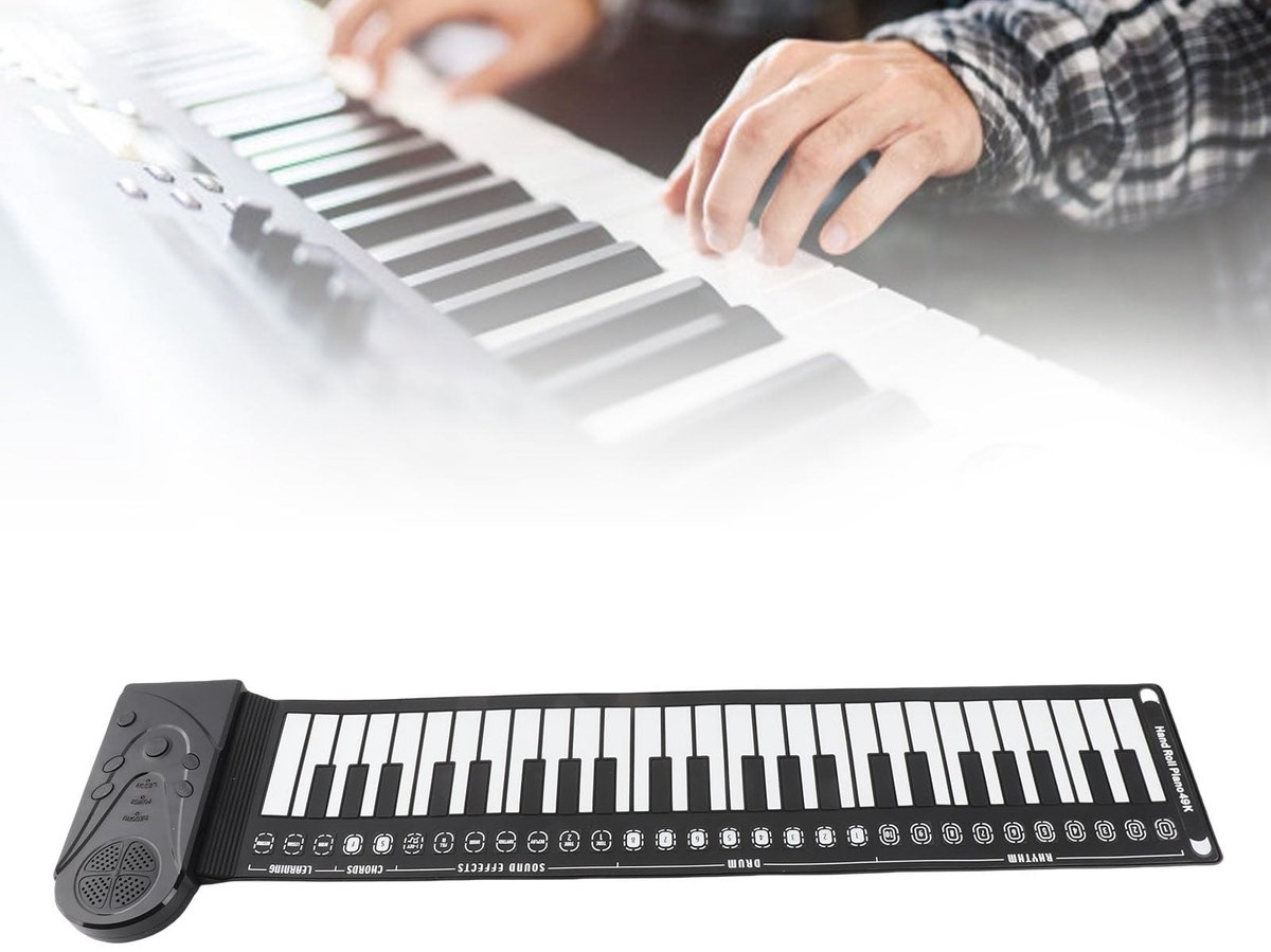 Dailygoods - Flexibele Draagbare Silicium Piano met 49 Toetsen en Luidspreker