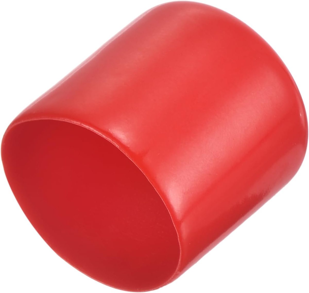Rubberen Eindkappen - Beschermdoppen Vinyl - Vloeren Beschermen - Zacht Elastisch Materiaal - 31 mm Binnendiameter - Rood