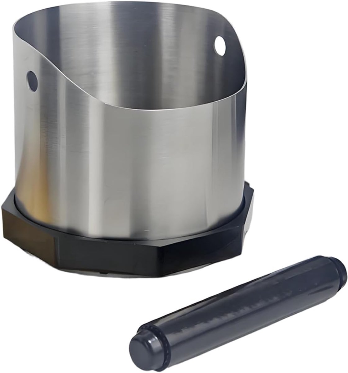 Koffiedik Bak - Residudoos Espresso - Espresso Bereiding - Schokbestendig Roestvrij Staal - 750 ml - Zilver