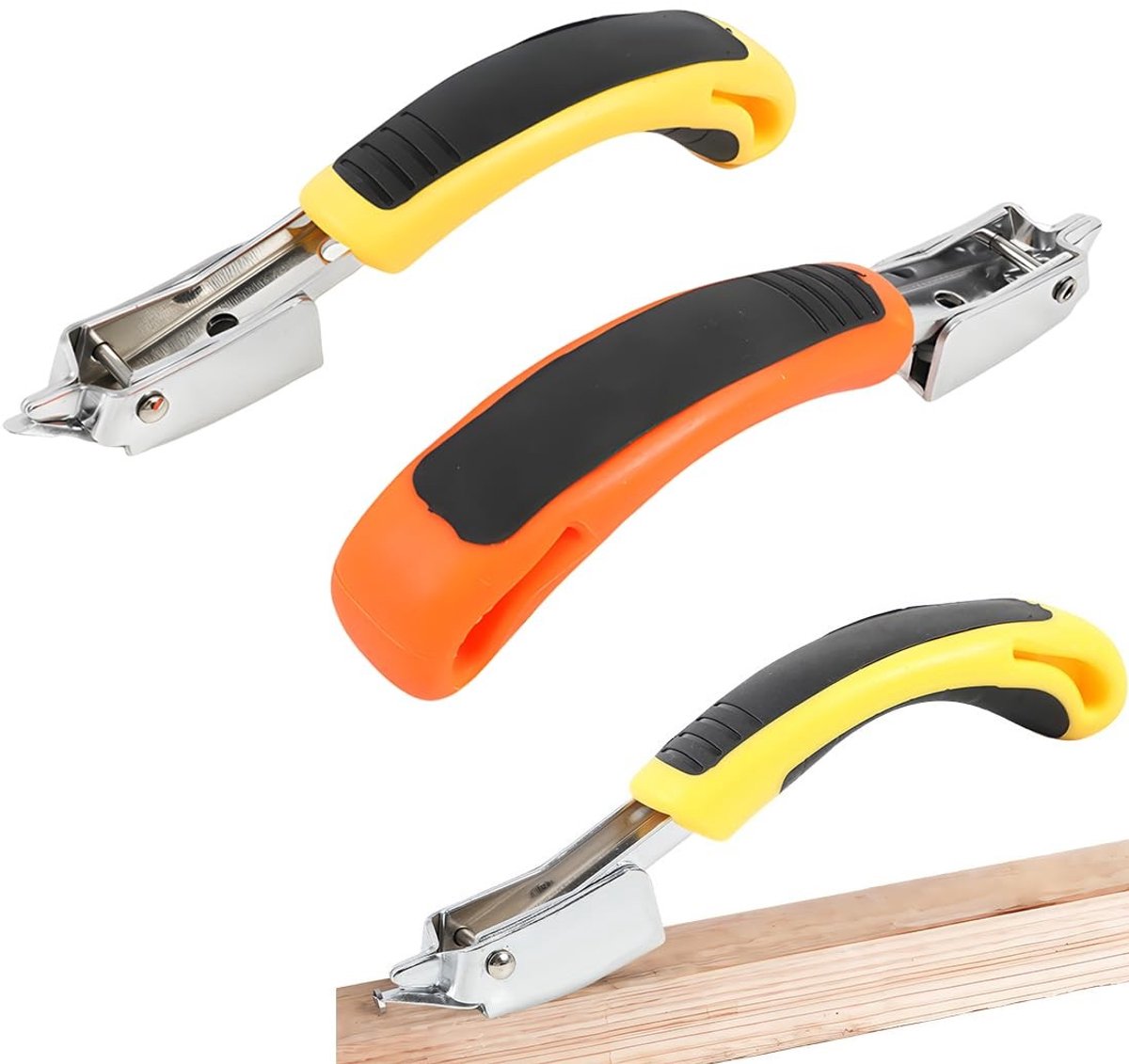 Dailygoods- Clipverwijderaar 2 Stuks - Robuuste Klemverwijderaar - Antislip Handgreep - Roestvrij Staal - Duurzaam Gereedschap - Comfortabele Grip - Nagelverwijderaar